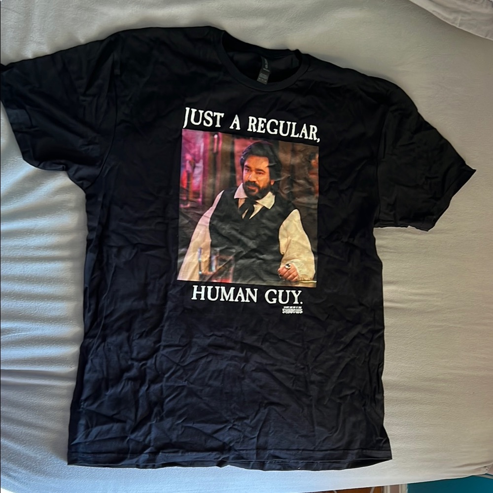 WHAT WE DO IN THE SHADOWS REGULAR HUMAN GUY ADULT SHORT SLEEVE T-SHIRT XL